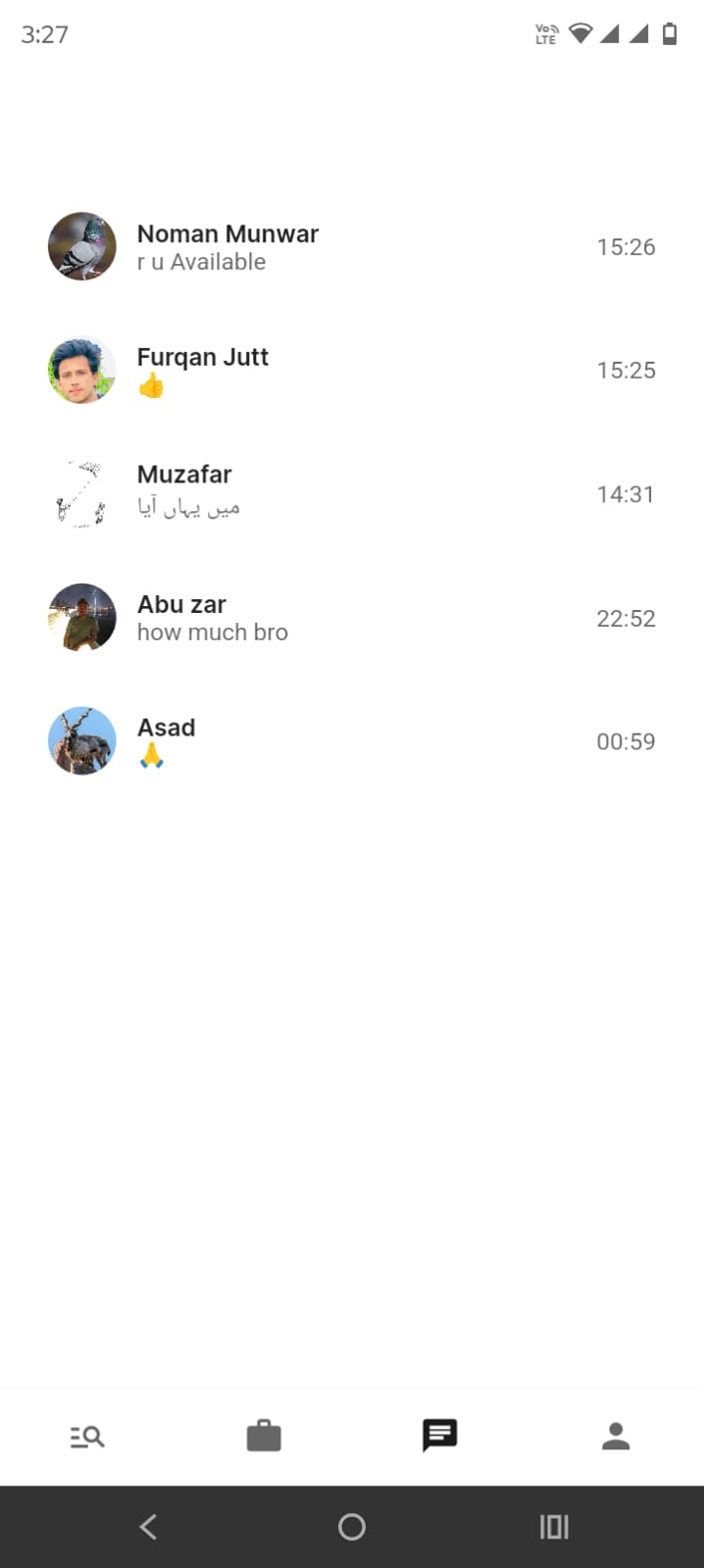 KaamApp Chat with Workers