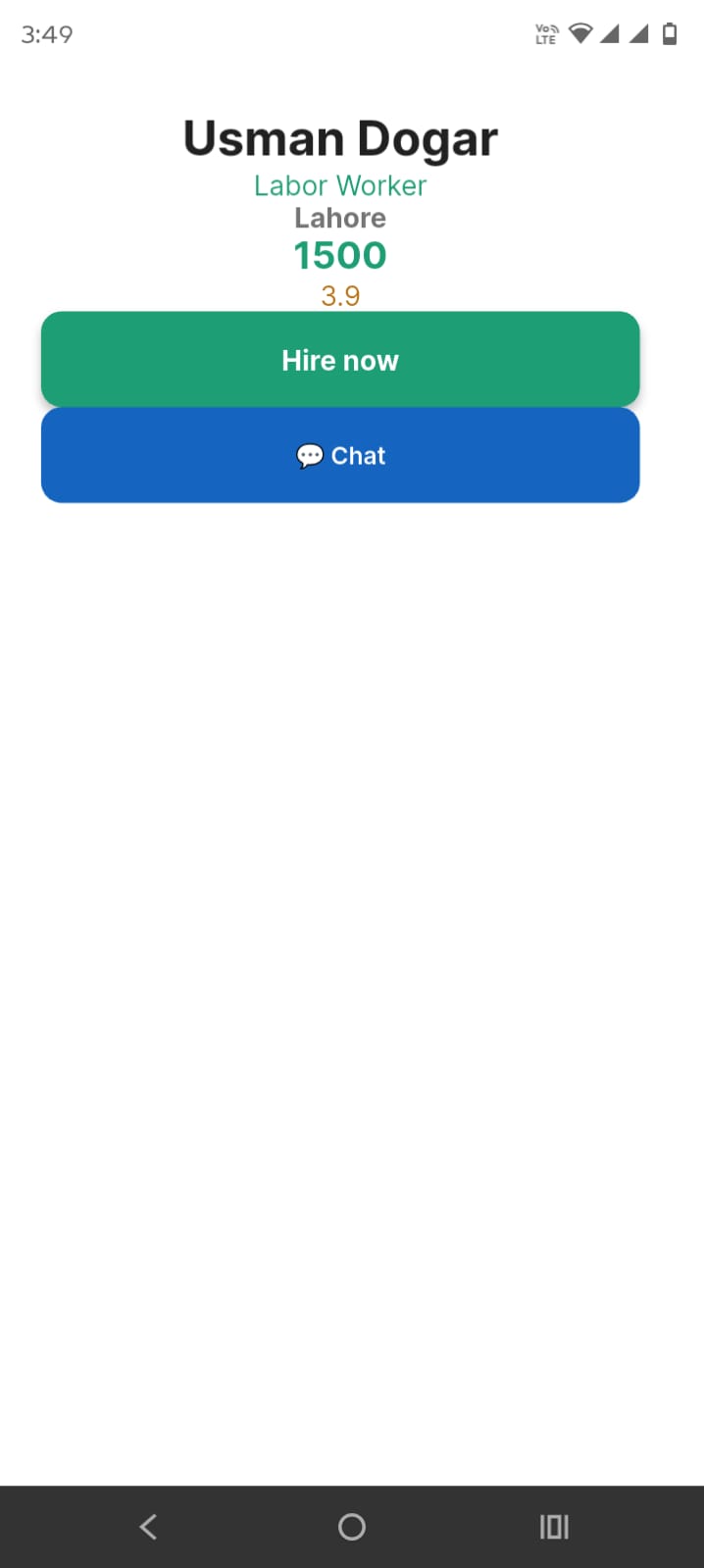 KaamApp Hire Worker